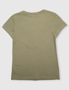 Playera Weekend manga corta para niña
