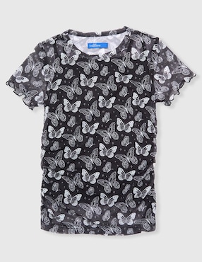 Playera Weekend manga corta para niña