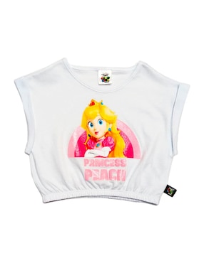 Playera Universal Mario Bros Manga Corta Para Niño