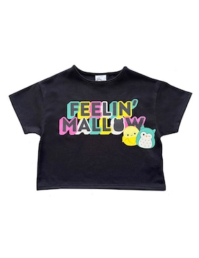 Playera Squishmallows Manga Corta Para Niña