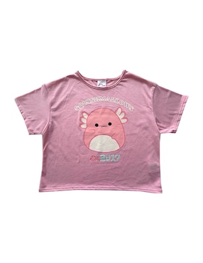 Playera Squishmallows Manga Corta Para Niña