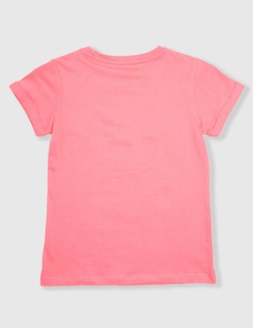 Playera Weekend manga corta para niña