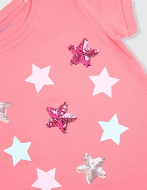 Playera Weekend manga corta para niña