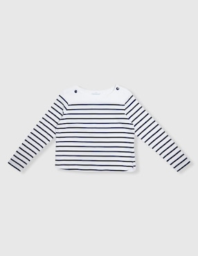 Playera Weekend manga larga para niña