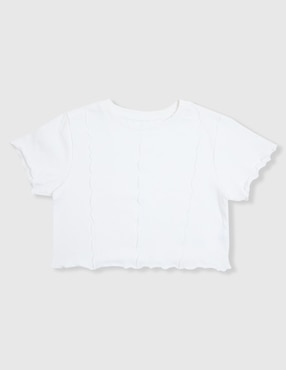 Playera Weekend manga corta para niña