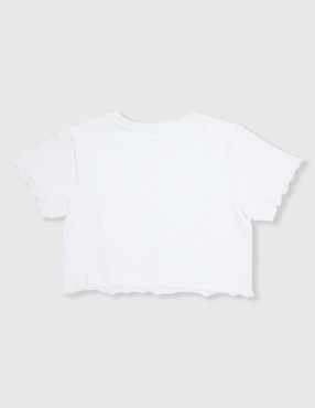 Playera Weekend manga corta para niña