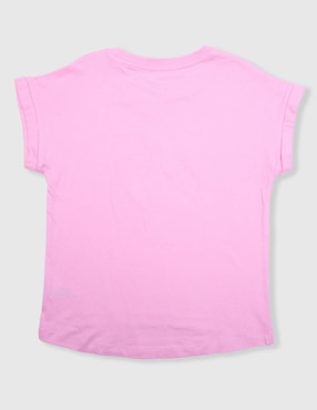 Playera Weekend manga corta para niña