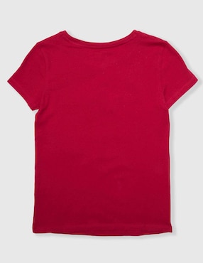 Playera Weekend manga corta para niña