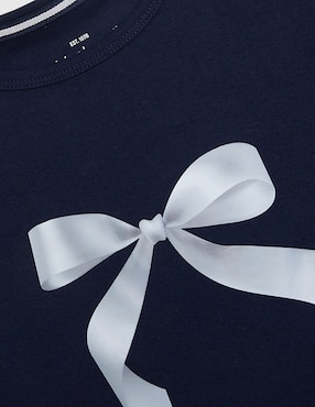 Playera Weekend manga corta para niña