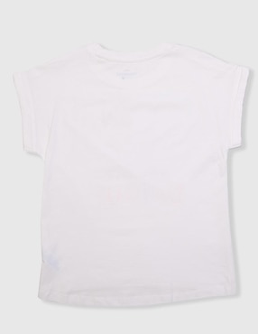 Playera Weekend manga corta para niña