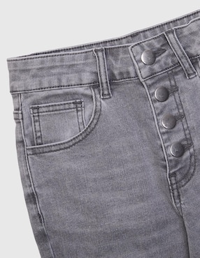 Jeans flare Weekend deslavado para niña