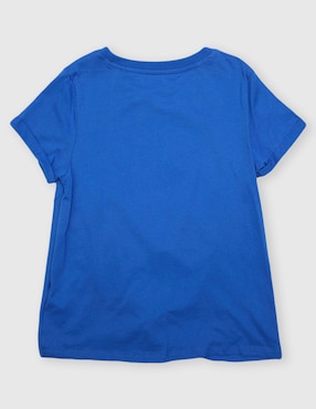 Playera Weekend manga corta para niña