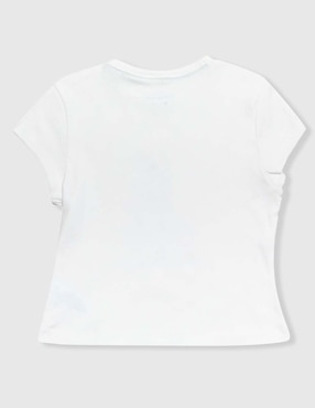 Playera Weekend manga corta para niña