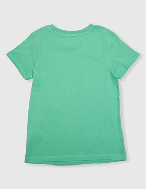 Playera Weekend manga corta para niña