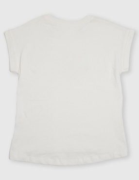 Playera Weekend manga corta para niña