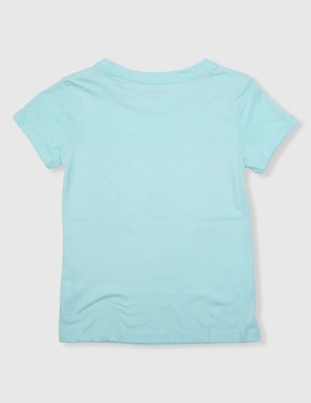 Playera Weekend manga corta para niña
