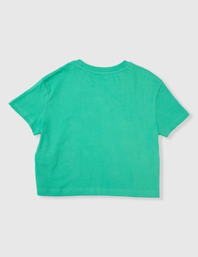 Playera Weekend manga corta para niña