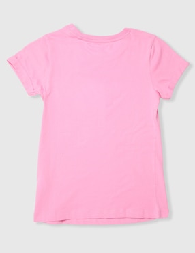 Playera Weekend manga corta para niña