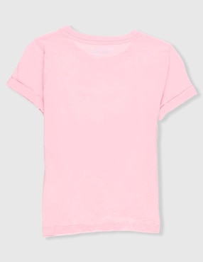 Playera Weekend manga corta para niña