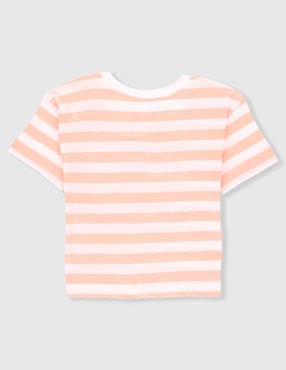 Playera Weekend manga corta para niña