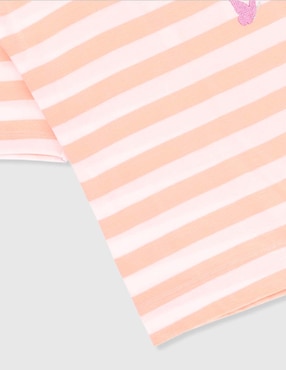 Playera Weekend manga corta para niña