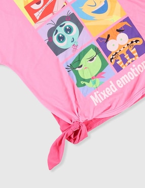 Playera Disney Dtr Intensamente 2 manga corta para niña