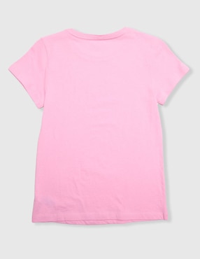 Playera Weekend manga corta para niña