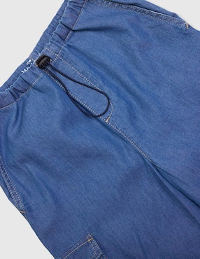 Jeans jogger straight Weekend lavado medio para niña