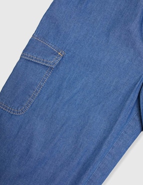 Jeans jogger straight Weekend lavado medio para niña