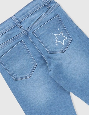 Jeans skinny Weekend lavado claro para niña