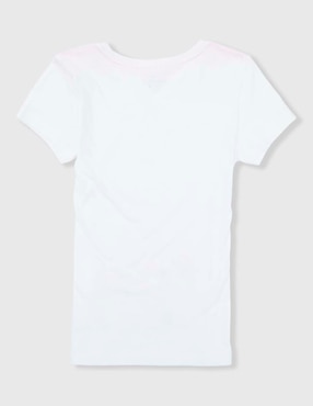 Playera Weekend manga corta para niña