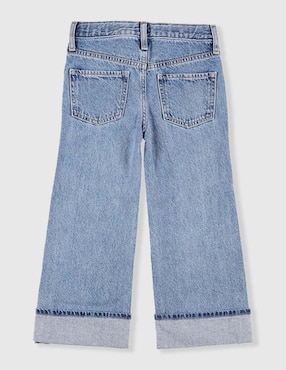 Jeans baggy Old Navy lavado claro para niña