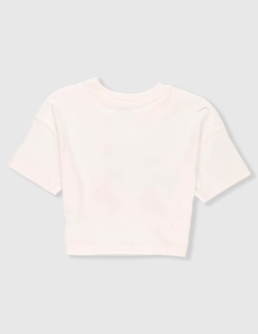 Playera Weekend manga corta para niña