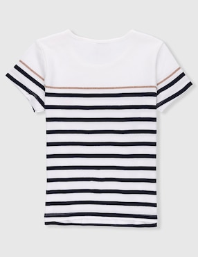 Playera Weekend manga corta para niña