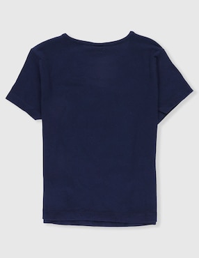 Playera Weekend manga corta para niña