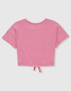 Playera Weekend manga corta para niña