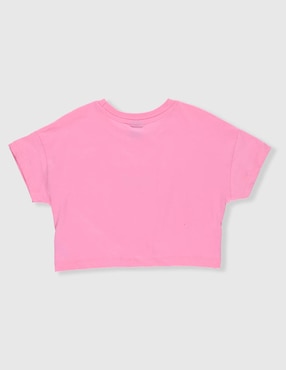 Playera Weekend manga corta para niña