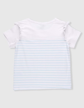 Playera Weekend manga corta para niña