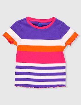Playera Weekend manga corta para niña