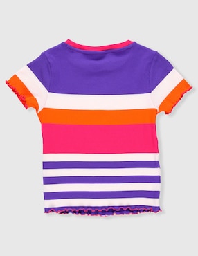 Playera Weekend manga corta para niña