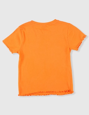 Playera Weekend manga corta para niña