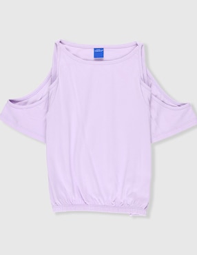 Playera Weekend manga corta para niña