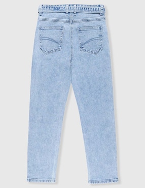 Jeans skinny Weekend lavado claro para niña