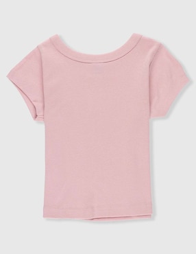Playera Weekend manga corta para niña