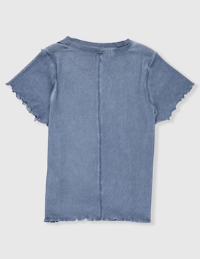Playera Weekend manga corta para niña