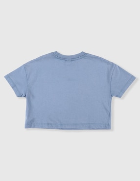 Playera Weekend manga corta para niña