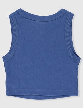 Playera Disney Dtr Stitch sin manga para niña