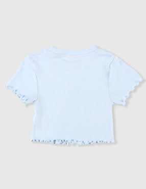 Playera Disney Dtr Stitch manga corta para niña