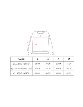 Sudadera Panaderia Bluey para niña
