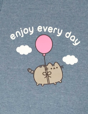 Playera Pusheen sin manga para niña